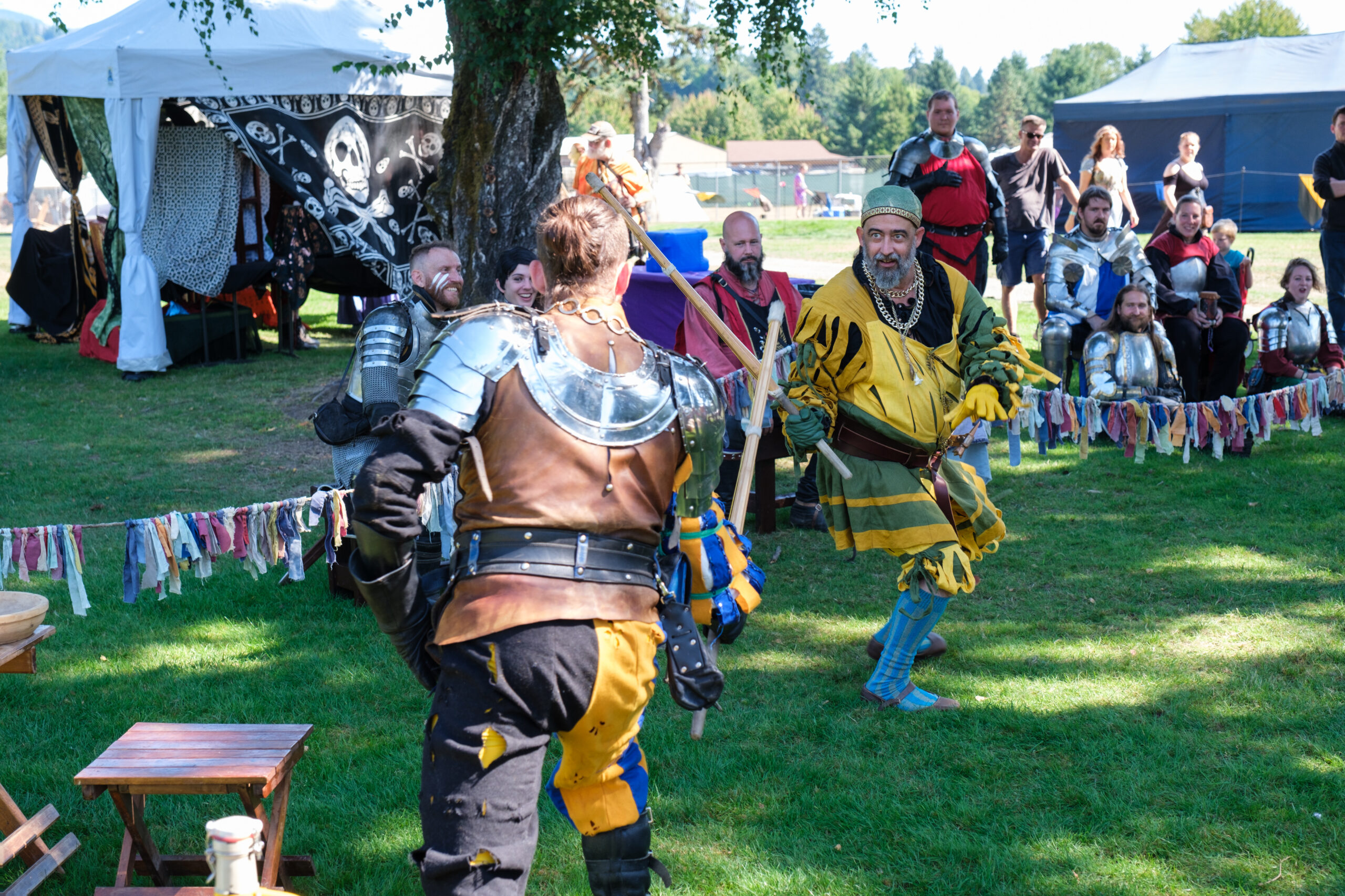Knights duel